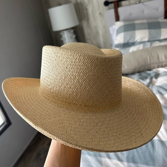 Strain large Straw Cowboy Hat - Picture 1 of 6